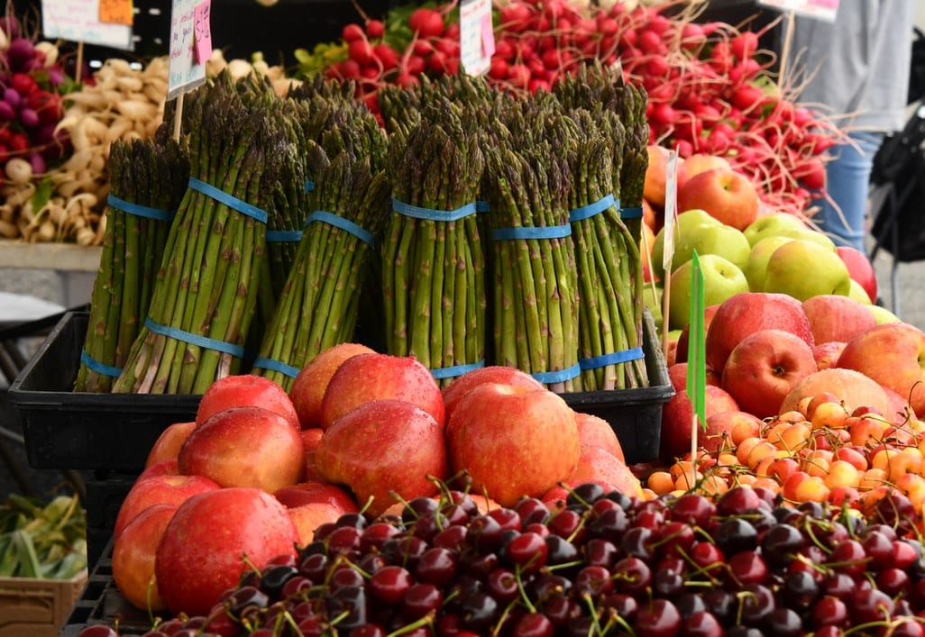 Green Asparagus at the Market