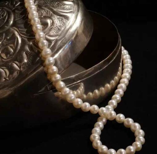 pearl necklaces