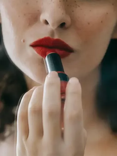 labial rojo