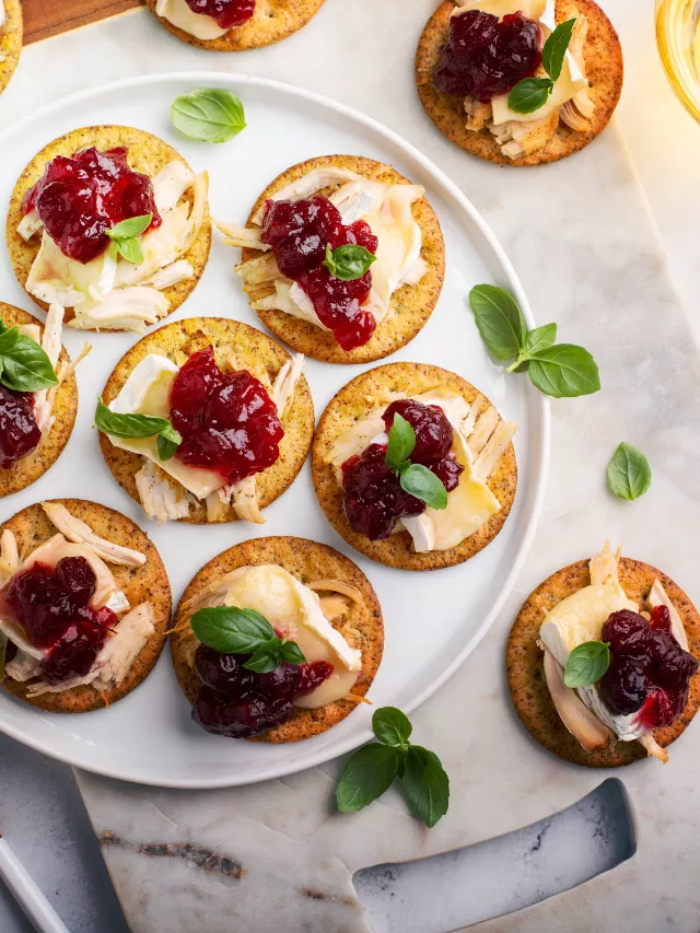 Cranberry Brie Bites Recipe