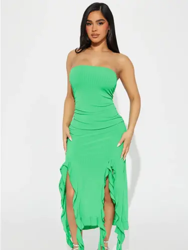 Naomi Ribbed Midi Dress