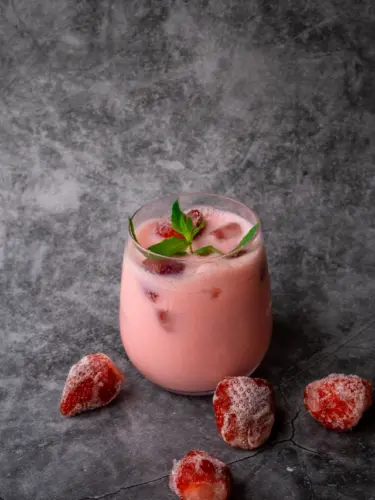 fresas con crema