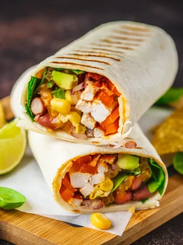 wrap de pollo